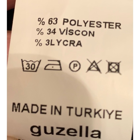 GUZELLA NEW W/Tag Gray Plaid Pleated SKIRT Sz 14 - Picture 7 of 8